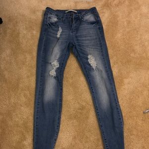 Tiffany roll up ankle jeans